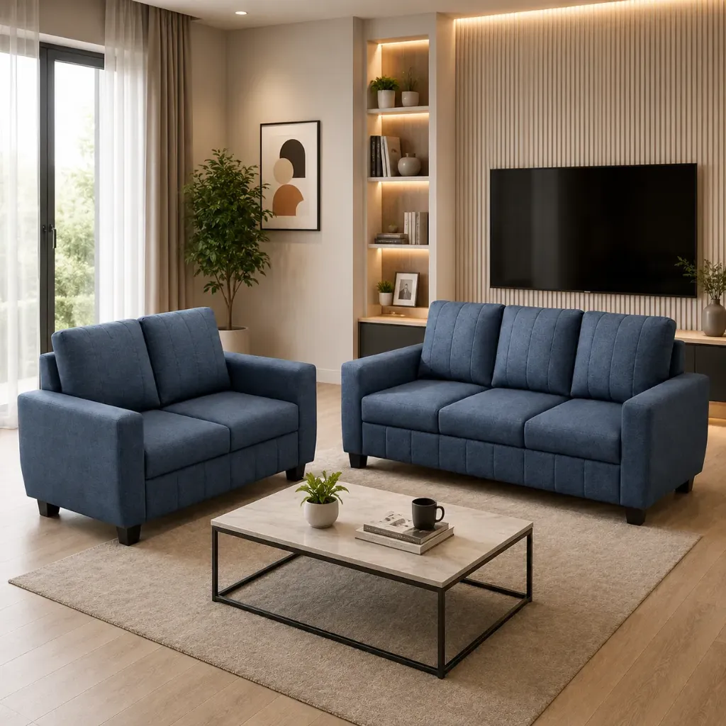 Rivon Seating Urban Comfort 3+2 Fabric Sofa Set