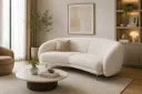 Rivon Seating Modern Curved 3-Seater Sofa