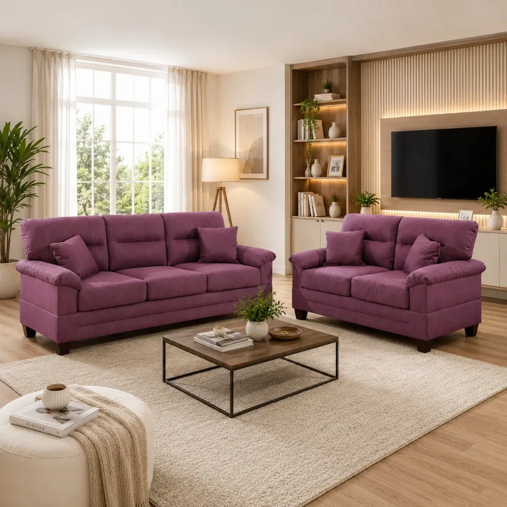 Verona 3+2 Fabric Sofa Set