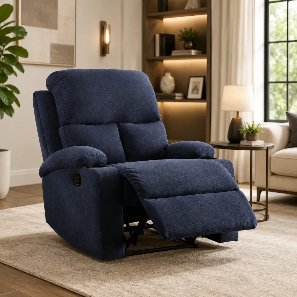 Rivon Seating ComfortMax Manual Fabric Recliner