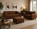 Rivon Seating Premium 3+2 Seater Sofa Set with Ottoman