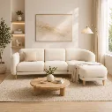 Nordic Curve L-Shape Sofa