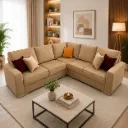 Rivon Seating Modern L-Shape Corner Sofa