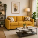 Rivon Seating Amber 3-Seater Fabric Sofa