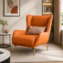 Rivon Seating Luxe Wing Accent Lounge Chair