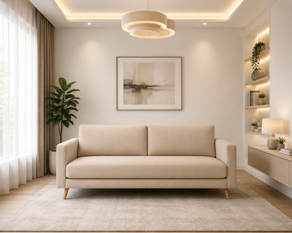 Rivon Oslo 3-Seater Fabric Sofa