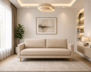 Rivon Oslo 3-Seater Fabric Sofa