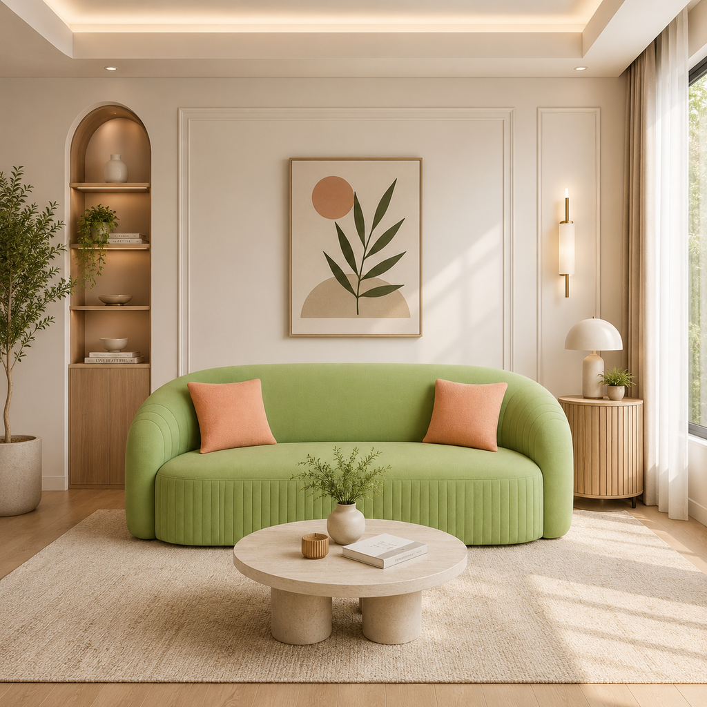Verde Curve Sofa
